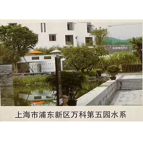 上海市浦东新区万科第五园水系